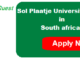 Sol Plaatje University Vacancies