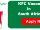 KFC Vacancies
