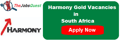 Harmony Gold Vacancies
