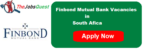 Finbond Mutual Bank Vacancies