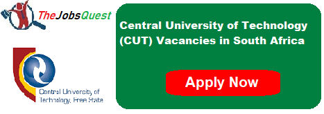 CUT Vacancies