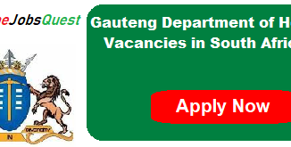 Gauteng Department of Health Vacancies