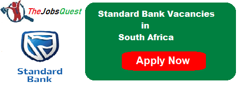 Standard Bank Vacancies