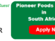 Pioneer Foods Vacancies
