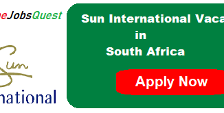 Sun International Vacancies