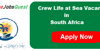 Crew Life at Sea Vacancies