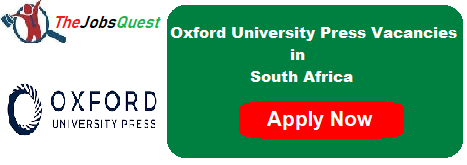 Oxford University Press Vacancies