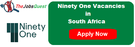 Ninety One Vacancies Ninety One Vacancies