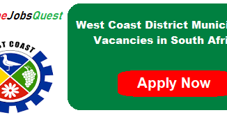West Coast District Municipality Vacancies