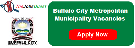 Buffalo City Municipality Vacancies Buffalo City Municipality Vacancies