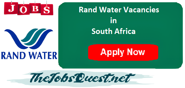 Rand Water Vacancies