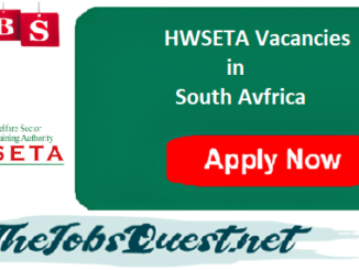HWSETA Vacancies