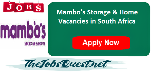 Mambo's Storage & Home Vacancies Mambo's Storage & Home Vacancies