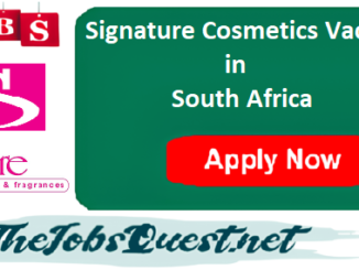 Signature Cosmetics Vacancies