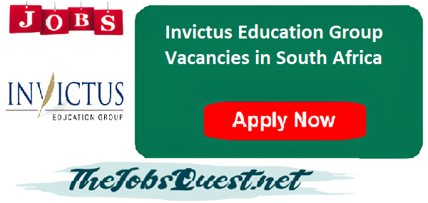Invictus Education Group Vacancies