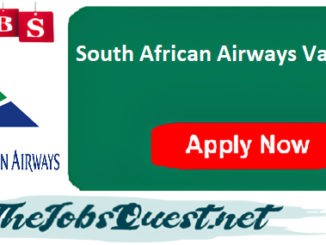 South African Airways Vacancies