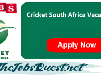 Cricket South Africa Vacancies