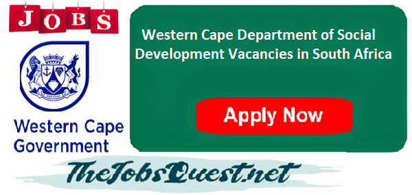 Western Cape Department of Social Development Vacancies