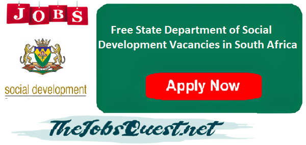 Free State Department of Social Development Vacancies