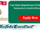Free State Department of Education Vacancies