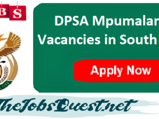DPSA Mpumalanga Vacancies 2024