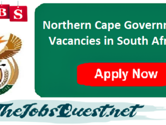 Northern Cape Government Vacancies